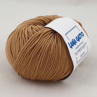 Lana Gatto Super Soft (14202 верблюд) 100% меринос экстрафайн 50 г/125 м